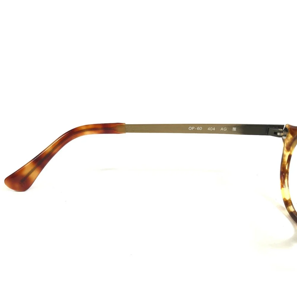 Vintage Oliver Peoples Eyeglasses Frames OP-60 404 AG Antique Gold 49-22-140